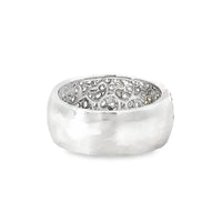 18kt White Gold Natural Diamond Pave Ring (1.42ct)
