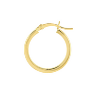 14kt Yellow Gold Medium Hoop Earrings