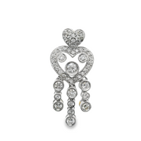 18kt White Gold Natural Diamond Drop Earrings (1.14ct)