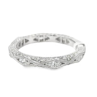 18kt White Gold Diamond Geometric Ring (0.78ct)