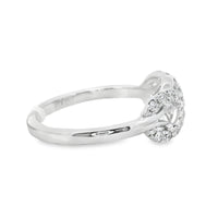 18K White Gold Natural Diamond Ring (.30ct)