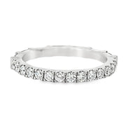 18kt White Gold Baguette and Full-Cut Round Diamond Eternity Ring (0.91ct)