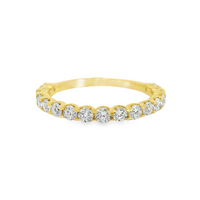 14kt Yellow Gold Lab-Grown Round Diamond Wedding Ring (.85ct)