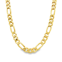 14kt Yellow Gold 5.2mm Estate Figaro Bracelet (9.6g)