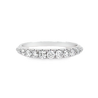 18kt White Gold Natural Full Cut Diamond Wedding Ring (.46ct)