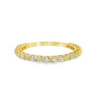 14kt Yellow Gold Lab-Grown Round Diamond Wedding Ring (0.69ct)
