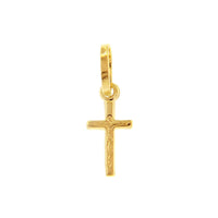 14kt Yellow Gold Italian Made Crucifix Charm (.42g)