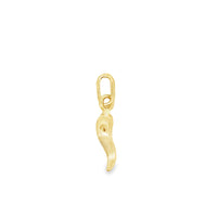 18kt Yellow Gold Horn Pendant