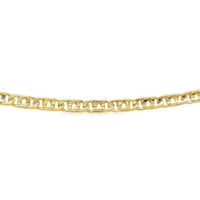 14kt Yellow Gold 7" 3.2mm Fancy Link Bracelet (5.0g)