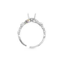 18kt White Gold Round Diamond Semi-Mount Ring (.21ct)