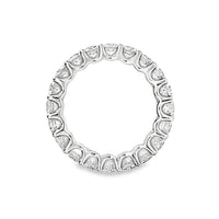 18kt White Gold Round Brilliant Diamond Eternity Ring (2.99ct)