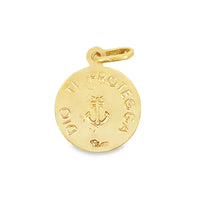 18kt Yellow Gold Italian Made Christ Head Medallion (2.6g)