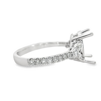 18kt White Gold Natural Diamond Semi-Mount Ring (.50ct)