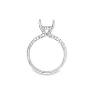18kt White Gold Lab-Grown Oval Diamond Engagement Ring (3.00ct)