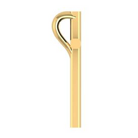 14kt Yellow Gold Plain Cross Pendnat (.4g)