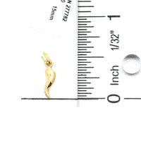 18kt Yellow Gold Horn Pendant