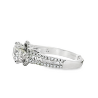 18kt White Gold Natural Round Brilliant Diamond Engagement Ring (2.12ct)