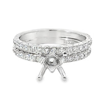 18kt White Gold Natural Diamond Wedding Ring Set (0.5ct)