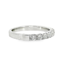 18kt White Gold Natural Round Diamond Wedding Ring (.63ct)