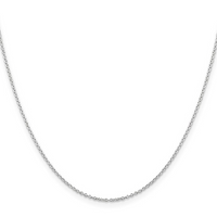 Sterling Silver 18" 1.25mm Cable Link Chain (2.1g)