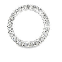 18K White Gold Round Brilliant Diamond Eternity Ring (2.99ct)