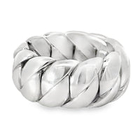 18K White Gold Elastic Ring (12.4g)