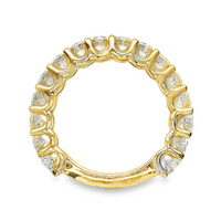 14kt Yellow Gold Lab-Grown Round Diamond Shared Prong Wedding Ring (2.40ct)