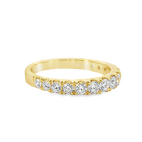 18kt Yellow Gold Natural Round Diamond Wedding Ring (0.82ct)