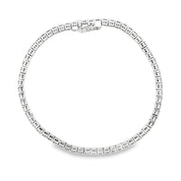 18kt White Gold Lab-Grown Diamond Dennis Bracelet (4.19ct)