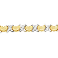 10kt Yellow Gold 5.6mm Fancy Link Estate Bracelet (5.71g)