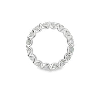 18kt White Gold Lab-Grown Round Diamond Eternity Ring (4.04ct)