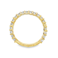 14kt Yellow Gold Lab-Grown Round Diamond Shared Prong Wedding Ring (1.00ct)