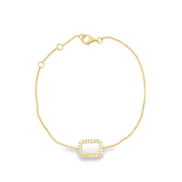 18kt Yellow Gold Natural Diamond Bracelet (.18ct)