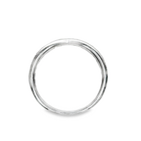 Platinum Natural Round Diamond Wedding Ring (.29ct)