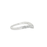 18kt White Gold Natural Round Diamond Wedding Ring (.62ct)