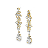 14kt Yellow Gold Lab-Grown Diamond Drop Earrings (4.58ct)