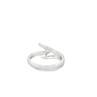 18kt White Gold Contemporary Natural Diamonds Semi-Mount Ring (0.71ct)