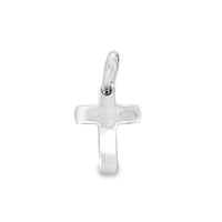 18kt White Gold Cross Charm (1.39g)