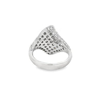 18kt White Gold Natural Diamond Free Form Ring (1.61ct)