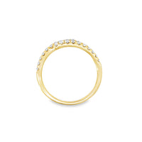 18kt Yellow Gold Natural Diamond Free Form Ring (0.51ct)