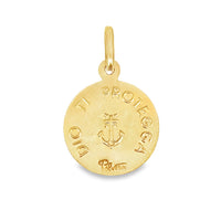 18kt Yellow Gold Italian Made Christ Head Medallion (2.6g)