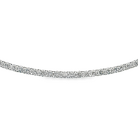 14kt White Gold 7" Lab-Grown Round Diamond Tennis Bracelet (6.53ct)