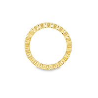 18kt Yellow Gold Diamond Bezel Wedding Ring (1.34ct)