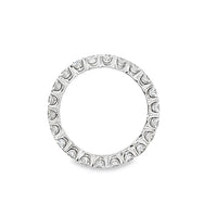 18kt White Gold Round Diamond Eternity Ring (2.19ct)