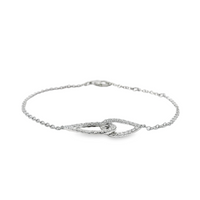 18kt Yellow Gold Natural Diamond Cable Link Bracelet (0.55ct)