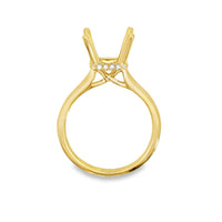 18kt Yellow Gold Diamond Semi-Mount Ring (.12ct)
