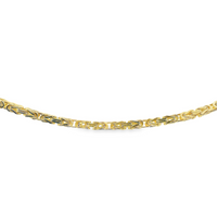 14kt Yellow Gold 7" 1.8mm Byzantine Bracelet (4.9g)