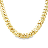 14kt Yellow Gold 24" 7mm Cuban Link Chain (89.6g)