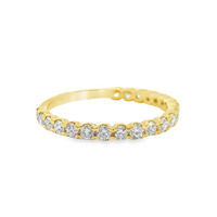 14kt Yellow Gold Lab-Grown Round Diamond Wedding Ring (.63ct)
