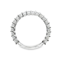 14kt White Gold Lab-Grown Round Diamond Shared Prong Wedding Ring (1.00ct)